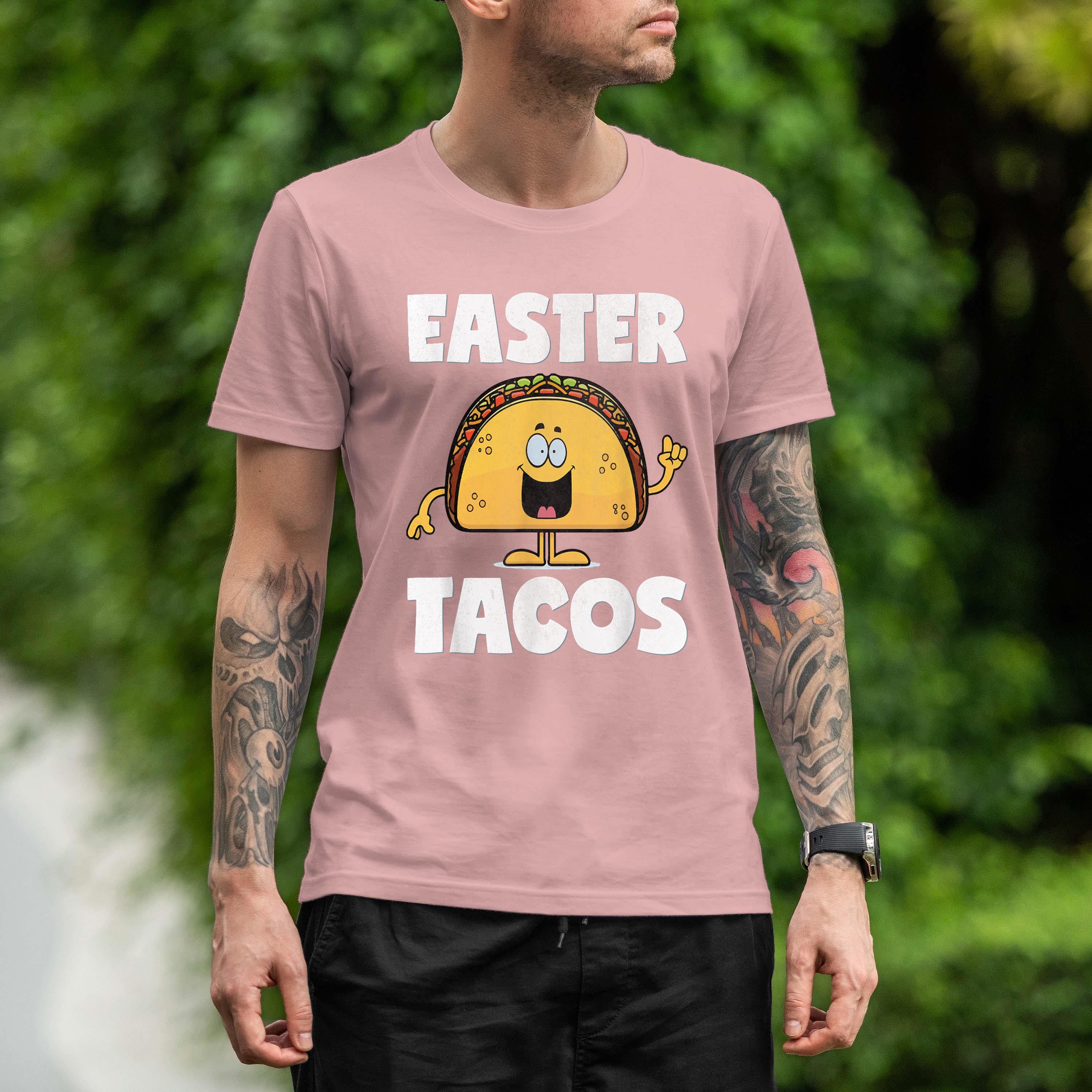 Easter Tacos Vintage Funny Easter Basket Gifts Taco Shirt 